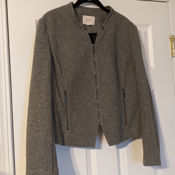 Loft gray Blazer in wool - Picture 2 of 7